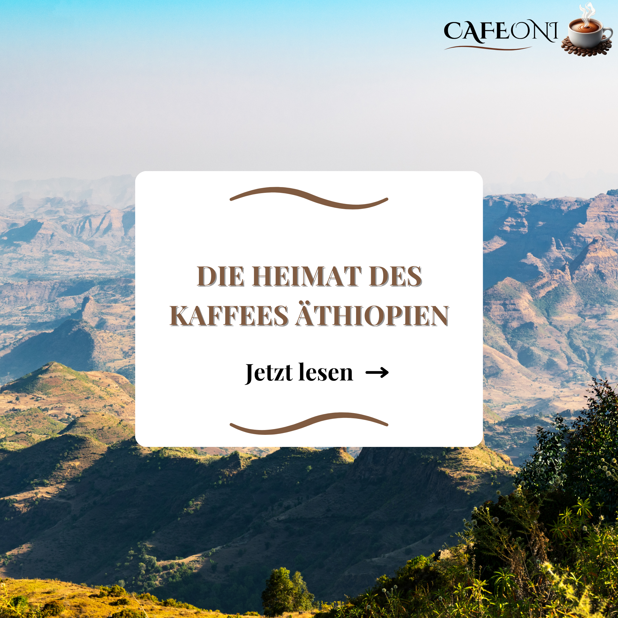 Die Heimat des Kaffees - Äthiopien.