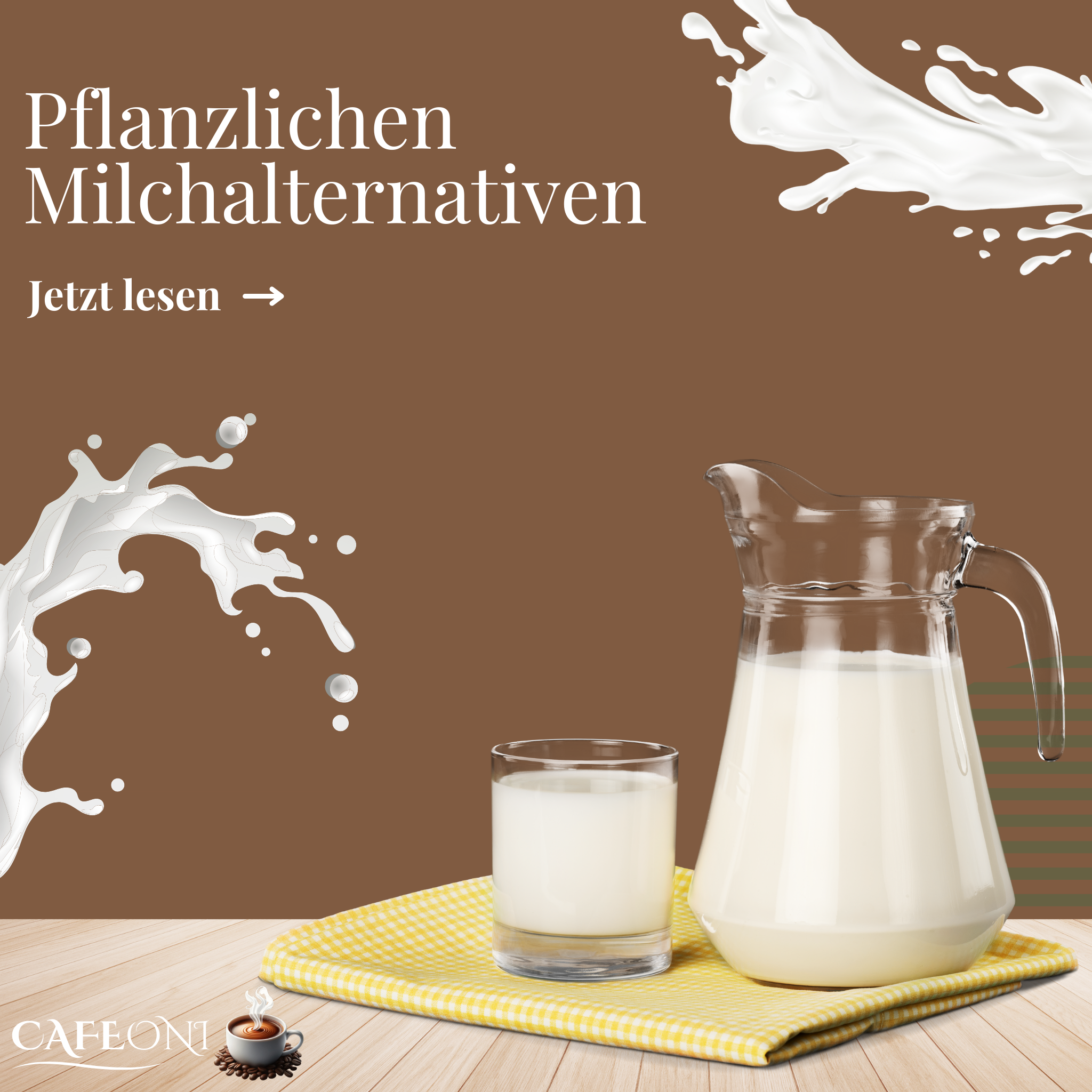 Pflanzlichen Milchalternativen