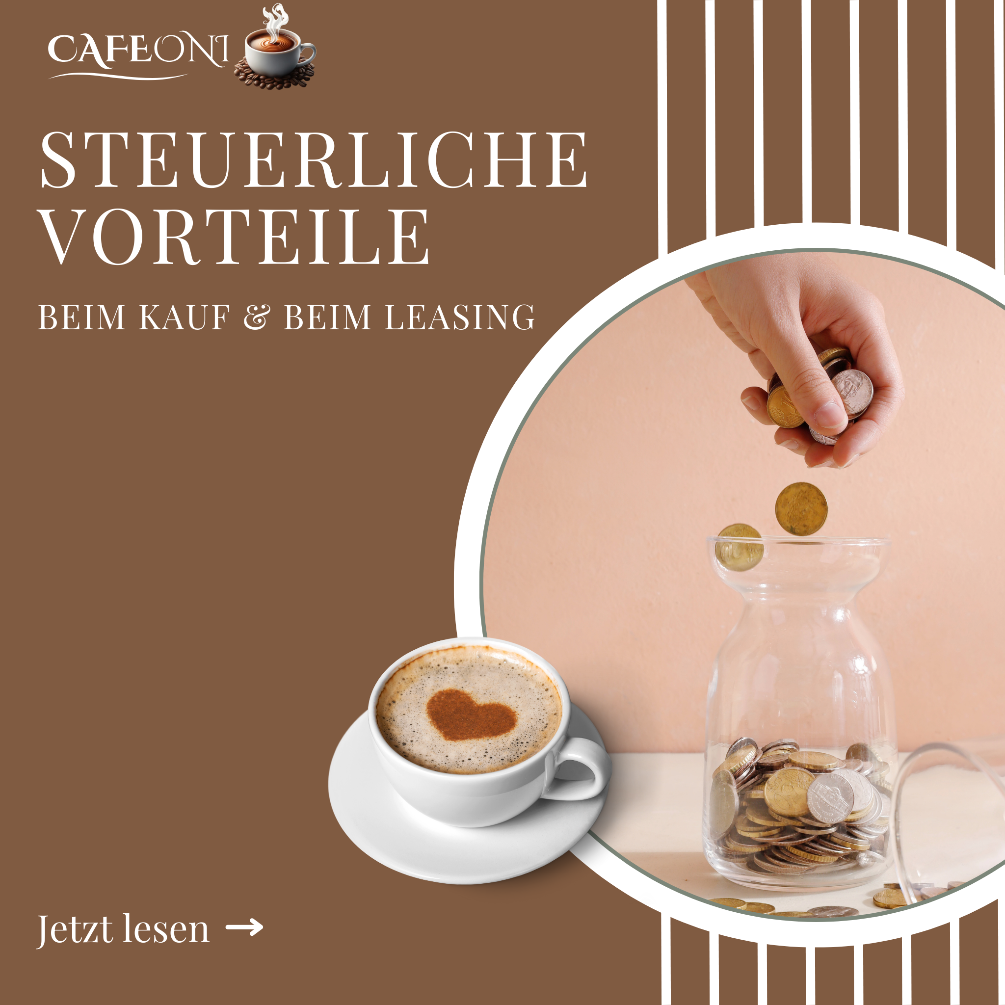 Steuerliche Vorteile beim Kauf und Leasing von Kaffeevollautomaten.
