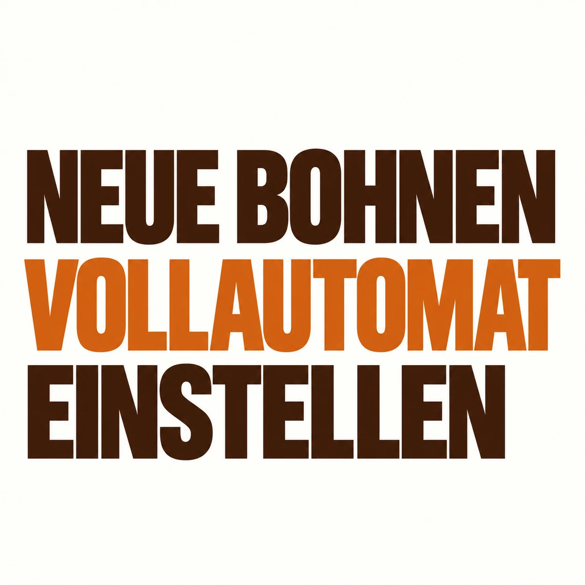 Neue Bohnen im Vollautomaten – Mahlgrad, Kaffeestärke und Tassenmenge einstellen