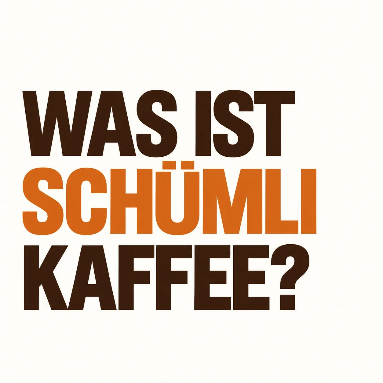 Was ist Schümli Kaffee? CAFEONI Ratgeber zu Bohnen und Zubereitung