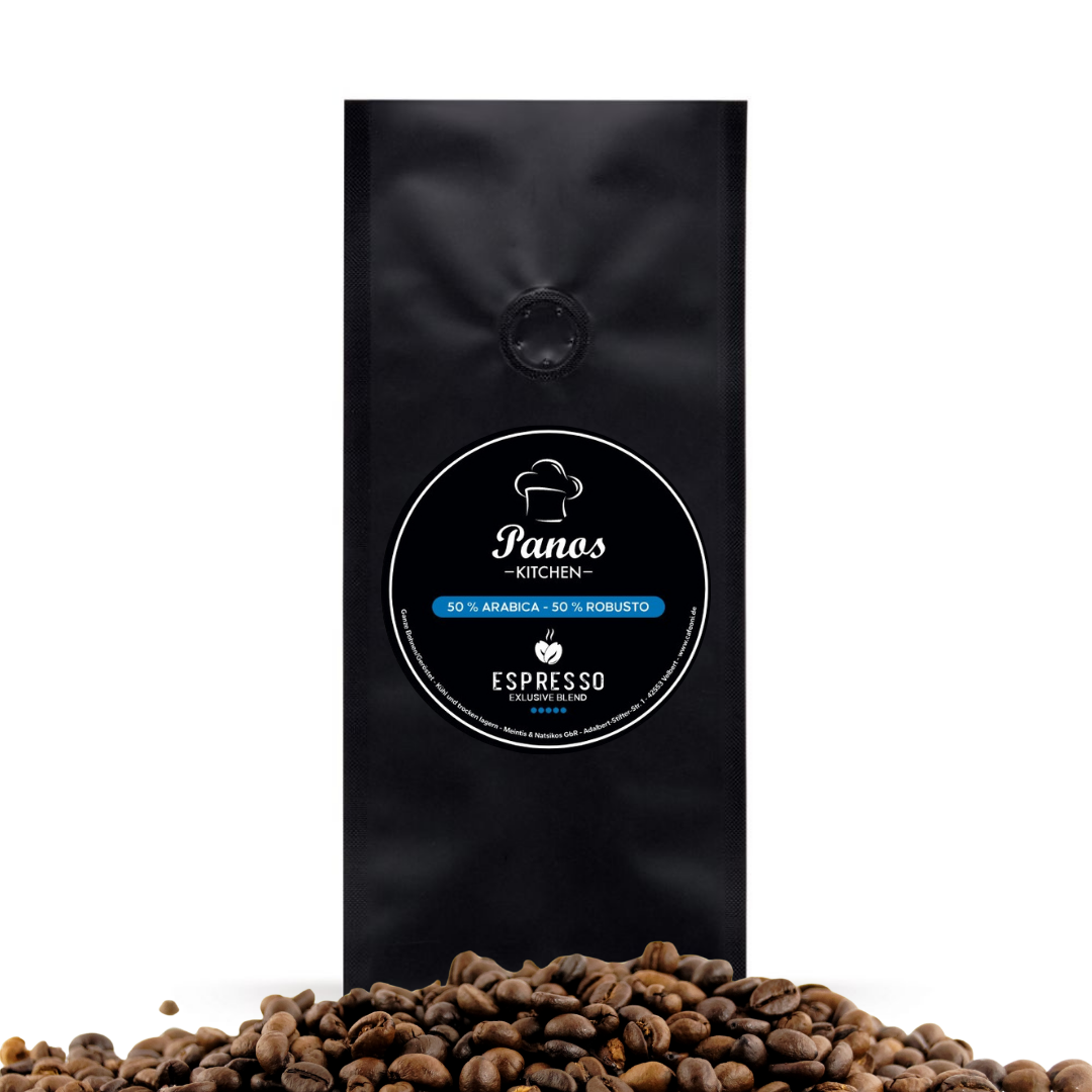 Panos Espresso Kaffeebohnen – 1-kg-Packung